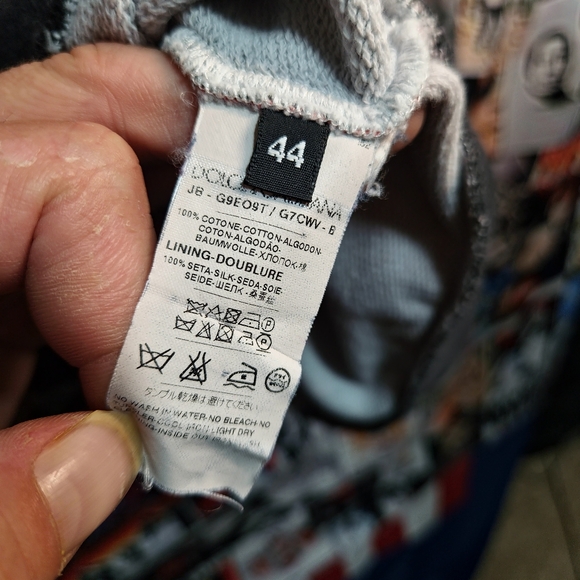 DOLCE & GABBANA BULL PAINTED HOODIE BLACK RED - Picture 16 of 16